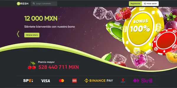 Fresh Casino en Latinoamérica