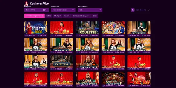 Juegos de Booi Casino