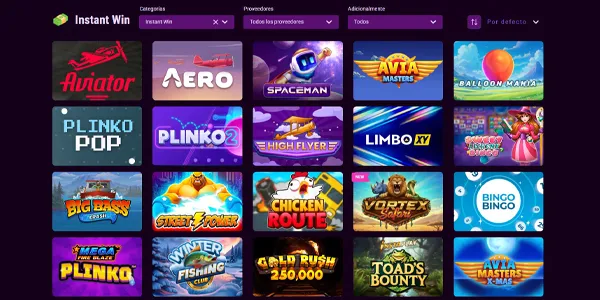 Juegos de Booi Casino