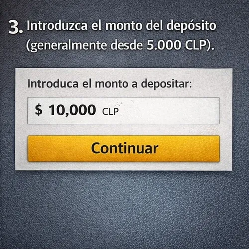 Introduzca el monto del depósito