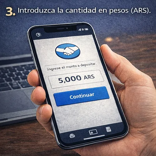 Introduzca la cantidad en pesos