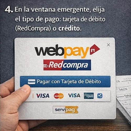 En la ventana emergente