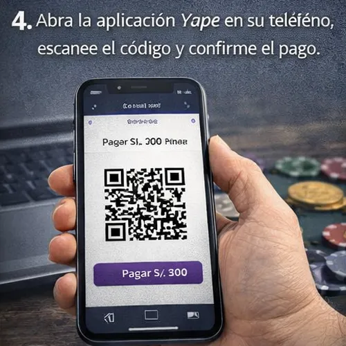 código y confirme el pago