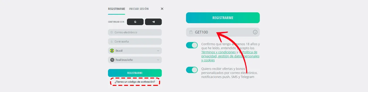 Bono Sin Depósito de Drip