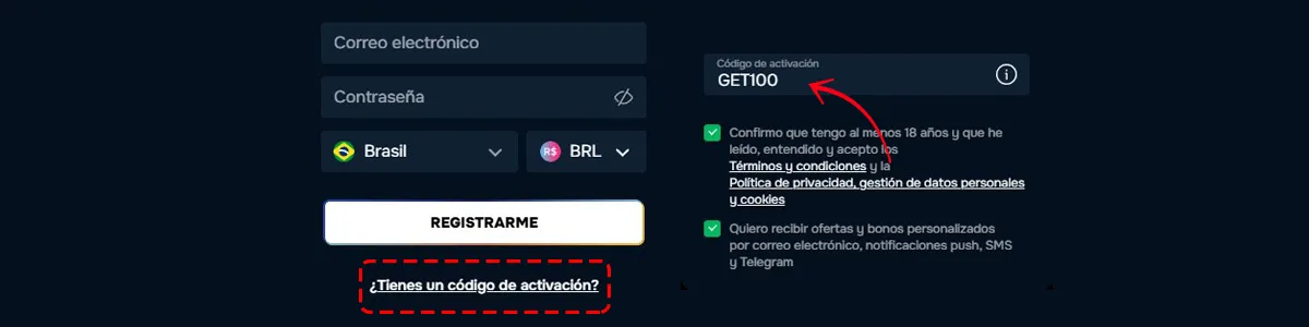 Condiciones del Bono Sin Depósito