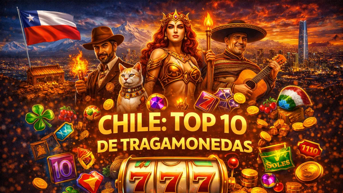 CHILE: TOP 10 de tragamonedas 2026