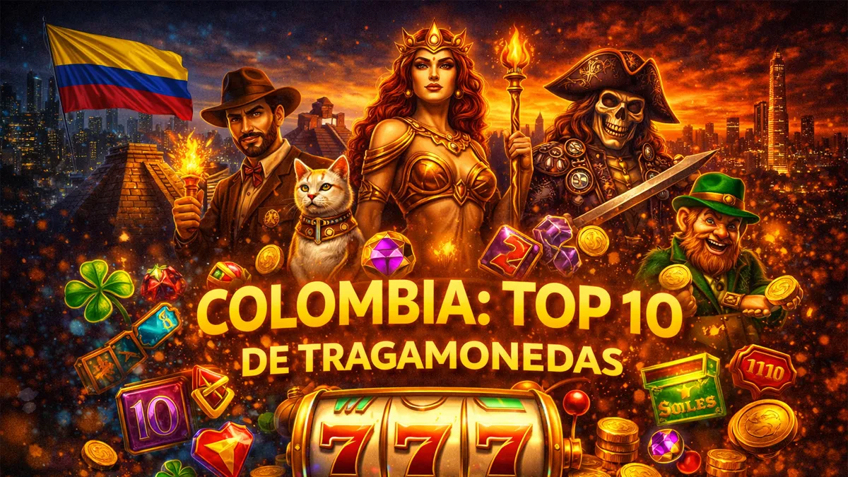 COLOMBIA: TOP 10 de tragamonedas 2026