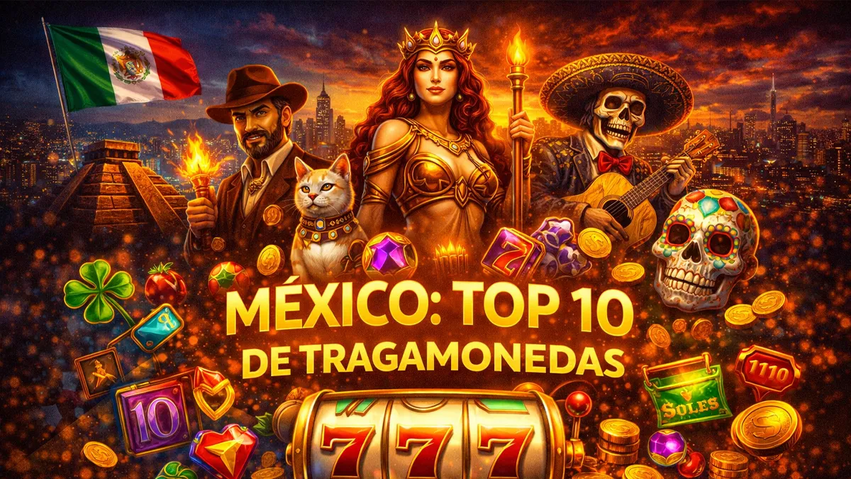 MÉXICO: TOP 10 de tragamonedas 2026