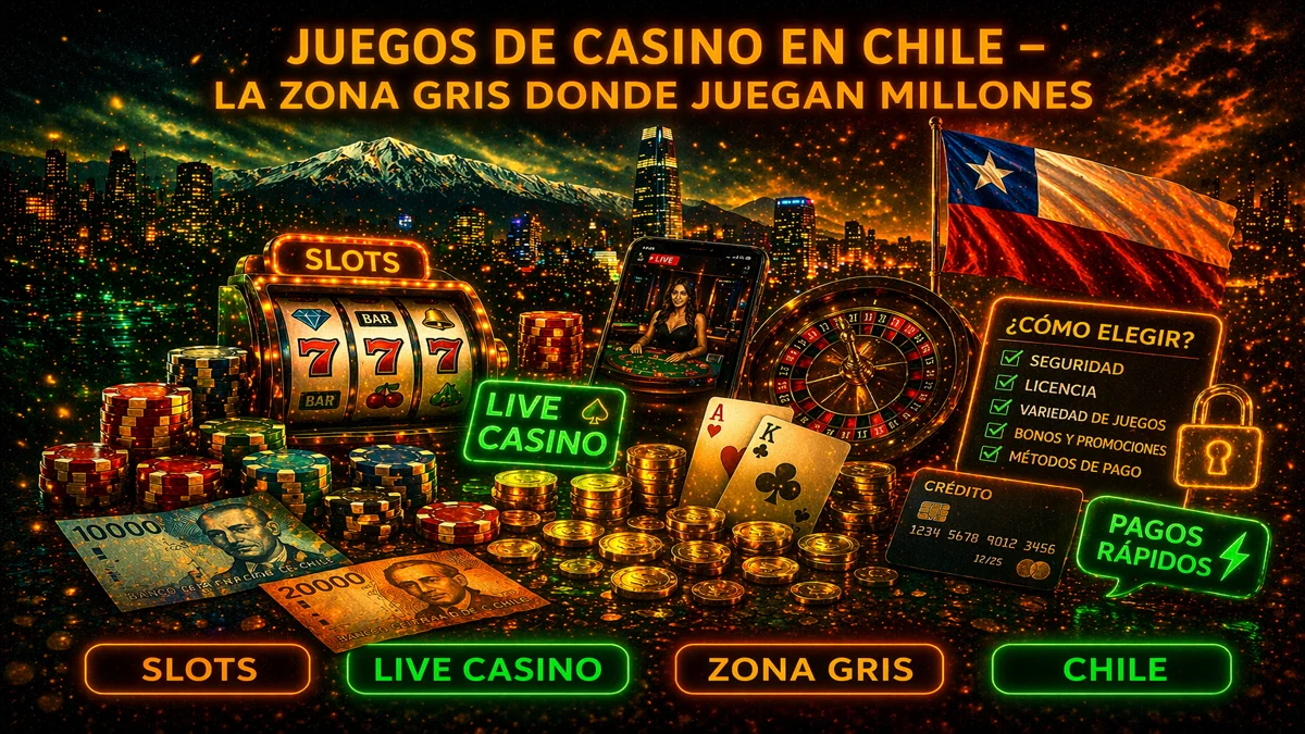 Juegos de Casino en Chile – La Zona Gris Donde Juegan Millones