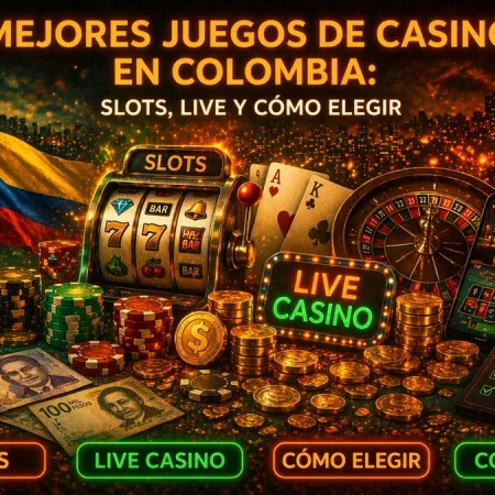 Mejores Juegos de Casino en Colombia: Slots, Live y Cómo Elegir
