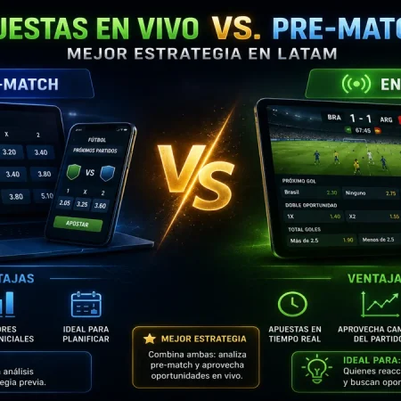 Apuestas en Vivo vs. Pre-match: Mejor Estrategia en LATAM 2026