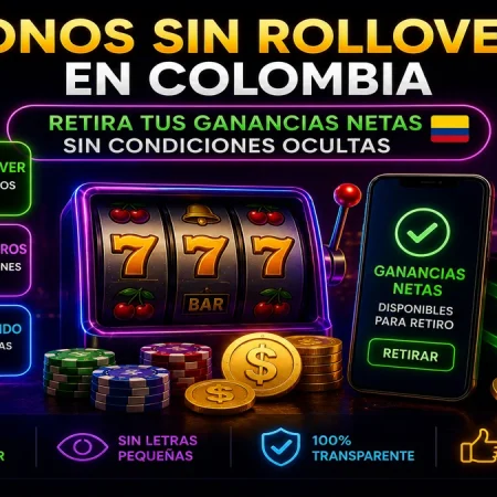 Bonos sin rollover en Colombia: cómo retirar ganancias netas sin condiciones ocultas