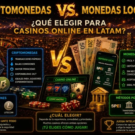 Criptomonedas vs. monedas locales: ¿qué elegir para casinos online en LATAM en 2026?