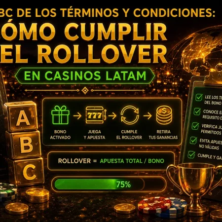 El ABC de los términos y condiciones: cómo cumplir el rollover en casinos LATAM 2026