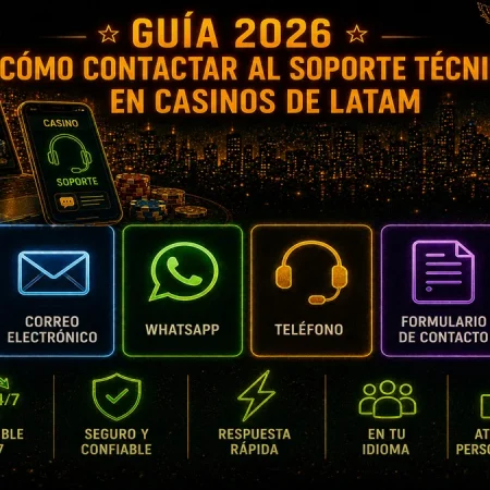 Guía 2026: Cómo contactar al soporte técnico en casinos de LATAM