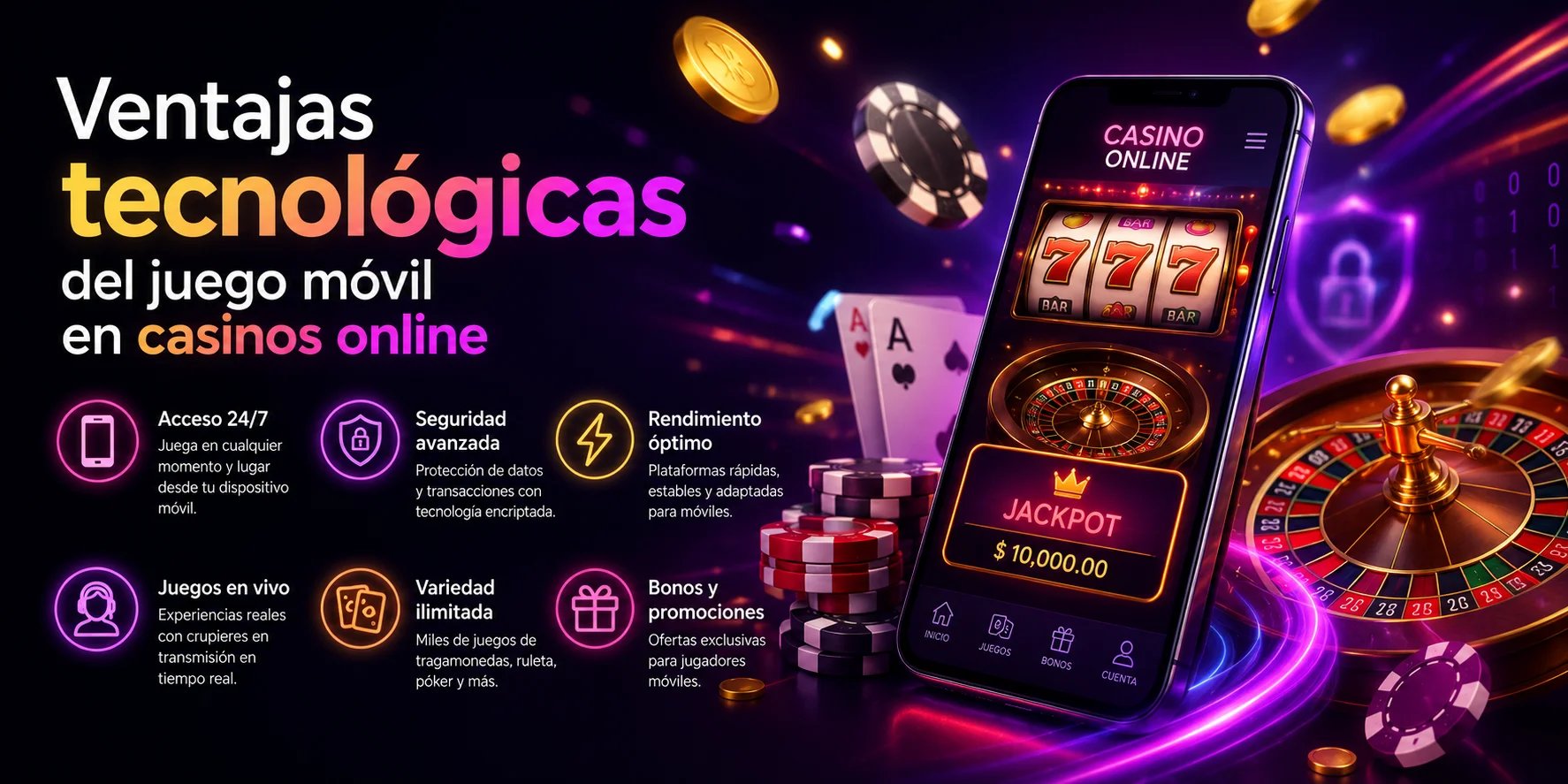 Ventajas tecnológicas del juego móvil en 2026