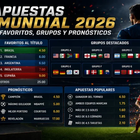 Apuestas Mundial: favoritos, grupos y pronósticos