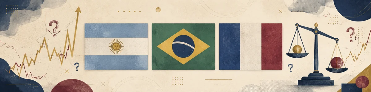 Argentina, Brasil y Francia