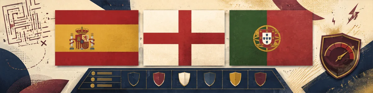 España, Inglaterra y Portugal