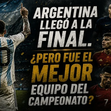 Argentina llegó a la final. ¿Pero fue el mejor equipo del campeonato?
