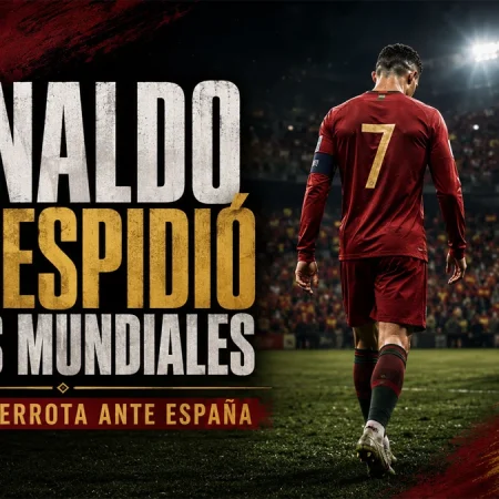 Ronaldo se despidió de los Mundiales tras la derrota ante España