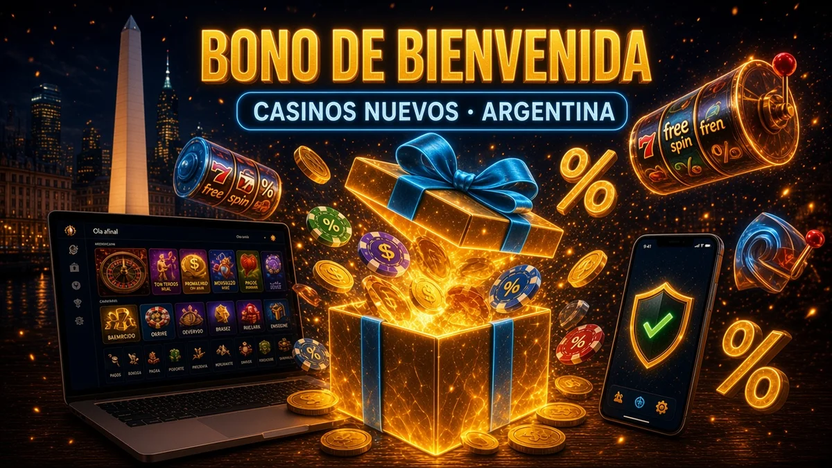 Casinos nuevos con bono de bienvenida en Argentina