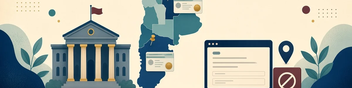 Licencias por provincia en Argentina