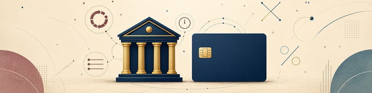 Transferência bancária e cartão de débito